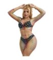SUBBLIME - 952440 SET DE REJILLA 2 PIEZAS MANGA LARGA ARCOIRIS TALLA ÚNICA