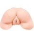 CRAZY BULL - VAGINA Y ANO CON MALLA REALISTA CON VIBRACIÓN