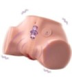 XISE - FENNIE SHAKING MASTURBADOR VAGINA Y ANO REALÍSTICO MULTIPOSICIÓN CON VIBRACIÓN
