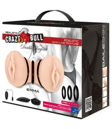 CRAZY BULL - EMMA MASTURBADOR DOBLE VAGINA REALÍSTICO