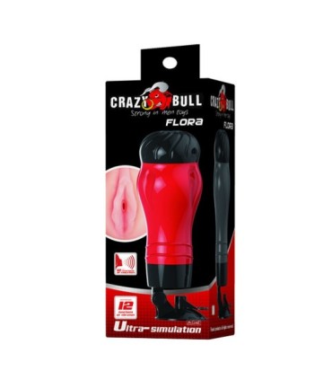 CRAZY BULL - FLORA VAGINA CON BASE MASTURBADOR VOZ