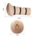 CRAZY BULL - MASTURBADOR CON ANILLOS MODELO VAGINA 2