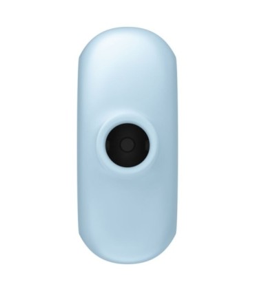 SATISFYER - PRO TO GO 3 ESTIMULADOR Y VIBRADOR DOBLE AZUL
