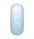 SATISFYER - PRO TO GO 3 ESTIMULADOR Y VIBRADOR DOBLE AZUL