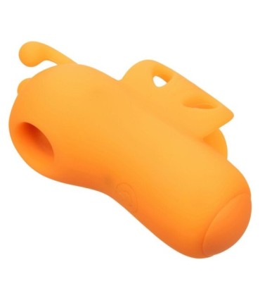 CALEXOTICS - NEON VIBES THE BUZZING VIBE ESTIMULADOR DE DEDO 10 VIBRACIONES NARANJA