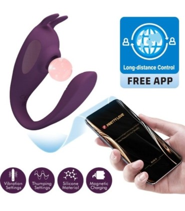 PRETTY LOVE - SHEY ESTIMULADOR & VIBRADOR APP GRATUITA LARGA DISTANCIA MORADO