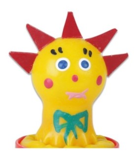 CONDOMERIE - PRESERVATIVO DECORATIVO PINTADO A MANO SOL