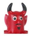 CONDOMERIE - PRESERVATIVO DECORATIVO PINTADO A MANO DEMONIO