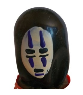 CONDOMERIE - PRESERVATIVO DECORATIVO PINTADO A MANO MASCARILLA FANTASMA NEGRO
