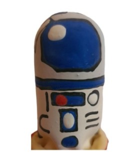 CONDOMERIE - PRESERVATIVO DECORATIVO PINTADO A MANO ROBOT