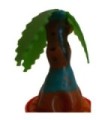 CONDOMERIE - PRESERVATIVO DECORATIVO PINTADO A MANO PALMERA