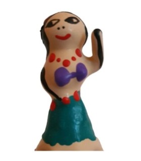 CONDOMERIE - PRESERVATIVO DECORATIVO PINTADO A MANO CHICA HULA