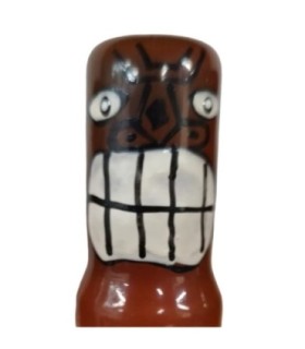 CONDOMERIE - PRESERVATIVO DECORATIVO PINTADO A MANO TOTEM TIKI-FRIKI-02
