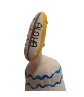 CONDOMERIE - PRESERVATIVO DECORATIVO PINTADO A MANO TABLA DE SURF
