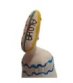 CONDOMERIE - PRESERVATIVO DECORATIVO PINTADO A MANO TABLA DE SURF