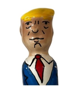CONDOMERIE - PRESERVATIVO DECORATIVO PINTADO A MANO TRUMP GRUÑÓN