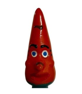 CONDOMERIE - PRESERVATIVO DECORATIVO PINTADO A MANO ZANAHORIA XL
