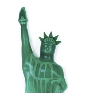 CONDOMERIE - PRESERVATIVO DECORATIVO PINTADO A MANO ESTATUA DE LA LIBERTAD MODELO XL