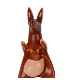 CONDOMERIE - PRESERVATIVO DECORATIVO PINTADO A MANO CANGURO MODELO XL