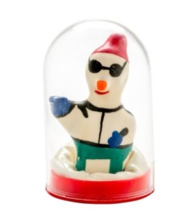 CONDOMERIE - PRESERVATIVO DECORATIVO PINTADO A MANO SNOWBOARD XL