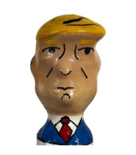 CONDOMERIE - PRESERVATIVO DECORATIVO PINTADO A MANO TRUMP GRUÑÓN XL