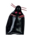 CONDOMERIE - PRESERVATIVO DECORATIVO PINTADO A MANO RATÓN NEGRO XL