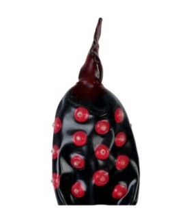 CONDOMERIE - PRESERVATIVO DECORATIVO PINTADO A MANO FAQUIR NEGRO XL