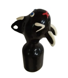 CONDOMERIE - PRESERVATIVO DECORATIVO PINTADO A MANO ORCA AMABLE XL