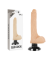 BASECOCK - VIBRADOR REALÍSTICO 2-1 NEGRO 18.5 CM -O- 4 CM