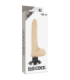 BASECOCK - VIBRADOR REALÍSTICO 2-1 NATURAL 18.5 CM -O- 4 CM
