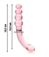 NEBULA SERIES BY IBIZA - MODELO 14 DILDO CRISTAL ROSA 18.5 CM -O- 3 CM