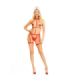 LEG AVENUE - ARNÉS BODY & DIADEMA ENFERMERA ROJO L