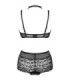 LIVCO CORSETTI FASHION - LINERA FOR THE SENSES COLLECTION SUJETADOR + PANTY NEGRO L/XL