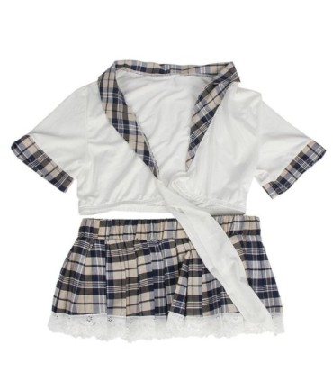 SUBBLIME - DISFRAZ DE COLEGIALA SEXY TOP Y FALDA L/XL