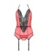 PASSION - PEONIA CORSET EROTIC LINE ROJO S/M