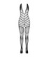 PASSION - BS100 BODYSTOCKING NEGRO TALLA ÚNICA