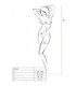PASSION - BS100 BODYSTOCKING NEGRO TALLA ÚNICA