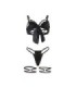 SUBBLIME - 955205 SET SUJETADOR CON LAZO NEGRO AJUSTABLE L/XL