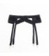 SUBBLIME - 955236 SET SUJETADOR CON LIGUERO BONDAGE NEGRO S/M