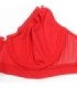 SUBBLIME - 955250 SET SUJETADOR CON LIGUERO BONDAGE ROJO S/M