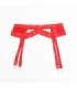 SUBBLIME - 955250 SET SUJETADOR CON LIGUERO BONDAGE ROJO S/M