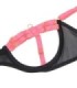 SUBBLIME - 955298 SET SUJETADOR CON COLLAR Y DETALLES PARA PIERNAS ROSA FLUORESCENTE S/M