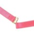 SUBBLIME - 955298 SET SUJETADOR CON COLLAR Y DETALLES PARA PIERNAS ROSA FLUORESCENTE S/M