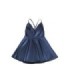 SUBBLIME - 955427 VESTIDO CON TIRANTES DE CUERO AZUL L/XL