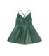 SUBBLIME - 955441 VESTIDO CON TIRANTES DE CUERO VERDE L/XL