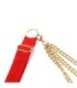 SUBBLIME - 955519 CONJUNTO SUJETADOR CON CADENAS Y CORAZÓN DE MALLA ROJO S/M