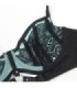 SUBBLIME - 955557 CONJUNTO SUJETADOR CON CREMALLERA DE MALLA DE CHAROL VERDE S/M