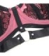 SUBBLIME - 955588 CONJUNTO SUJETADOR CON CREMALLERA DE MALLA DE CHAROL ROSA L/XL