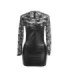 SUBBLIME - 955595 VESTIDO DE MANGA LARGA CON ENCAJE NEGRO S/M