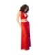CHILIROSE - CR  4857 SET TOP Y PANTALONES ROJO TALLA L